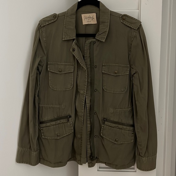 LILY ADRIDGE FOR VELVET cargo jacket size small - Picture 2 of 7